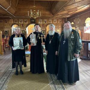Н. Мезенцева отец Максим отец Александр Олисов отец Сергий